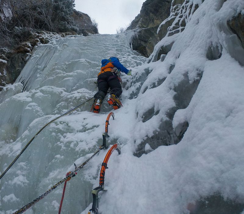 Kehlerfall, Eisklettern