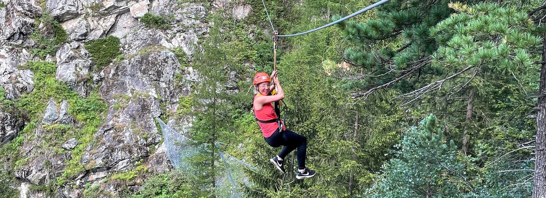 Seilparcour mit Alpinguide