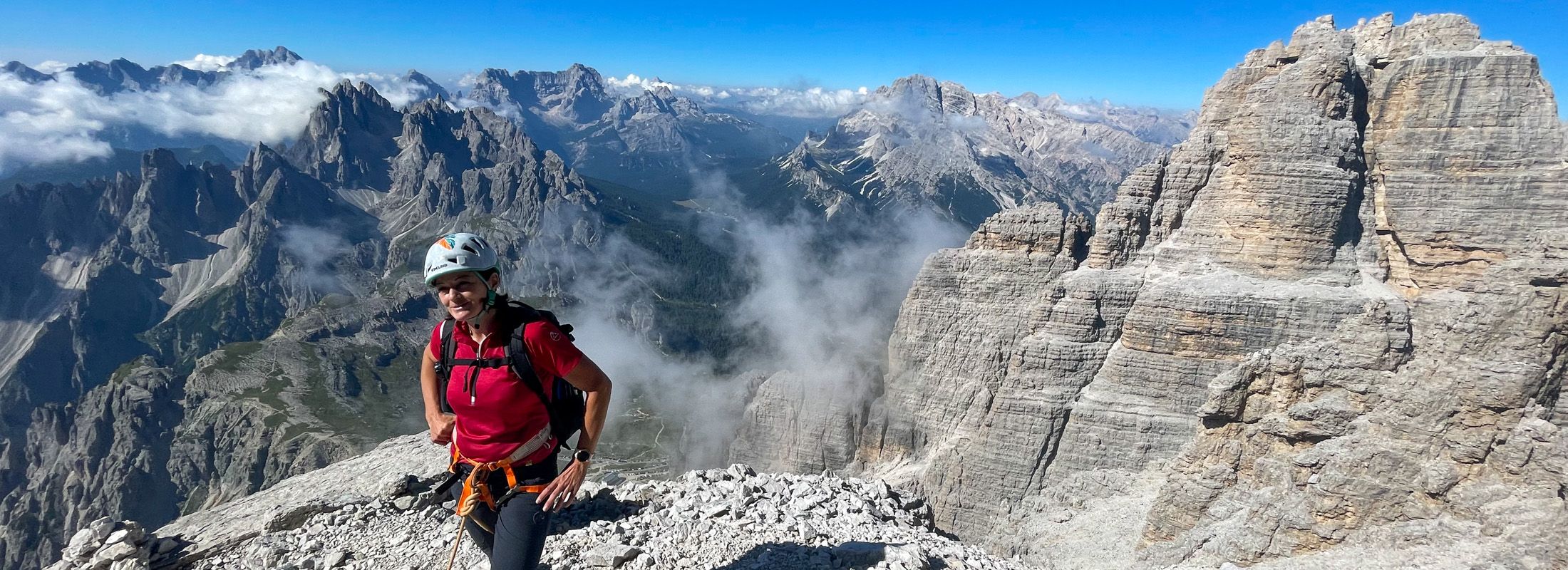 Wandern zur großen Zinne