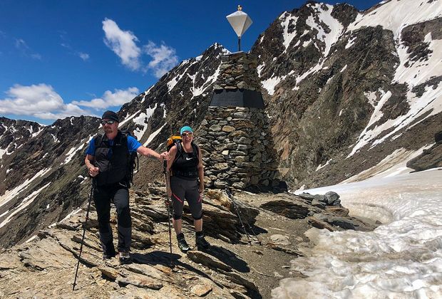 Ötzi Fundstelle- Fineilspitze