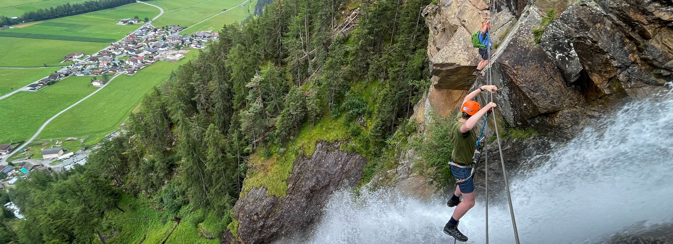 Klettersteig in Lehn