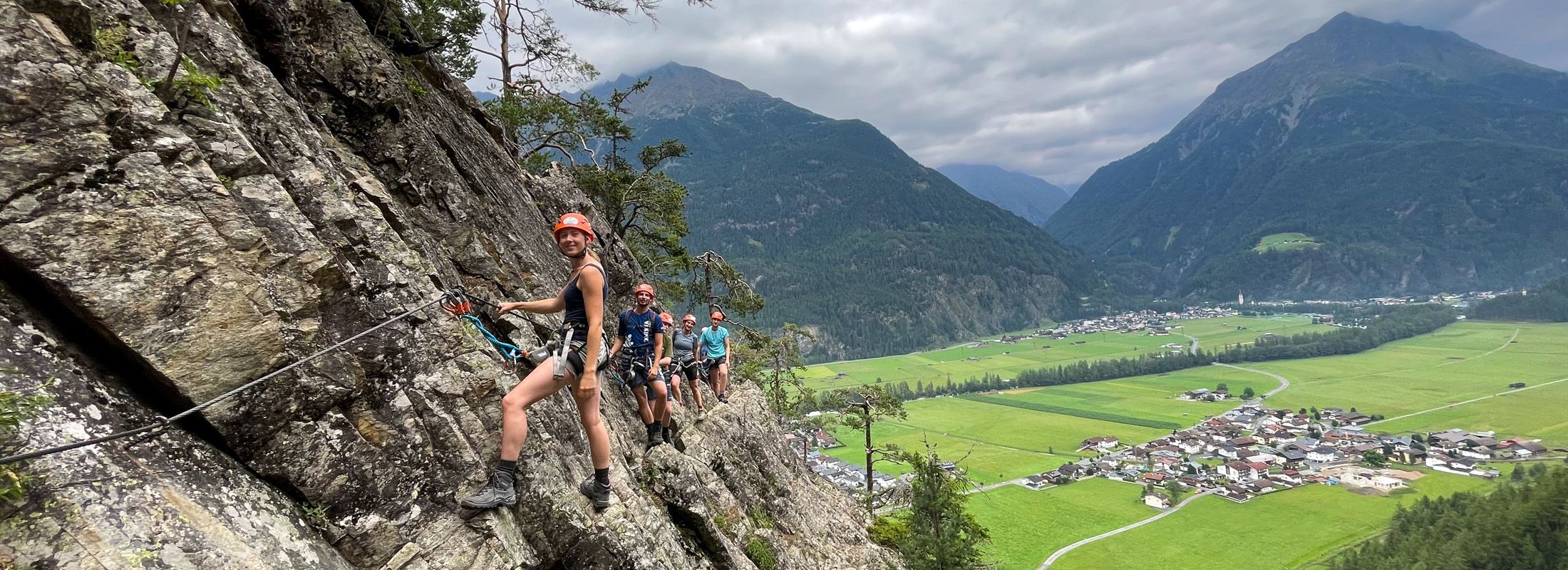 Klettersteig in Lehn