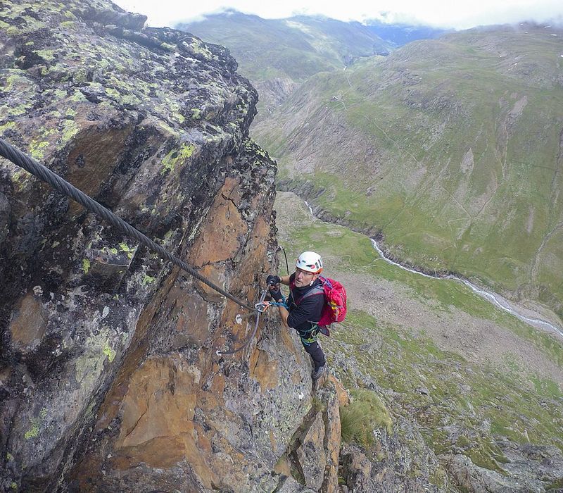 Klettersteig Schwärzenkamm, Bike & Hike